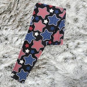 GOT TO HAVE LEGGINGS | 1X Plus Size (TC) | Red White & Blue